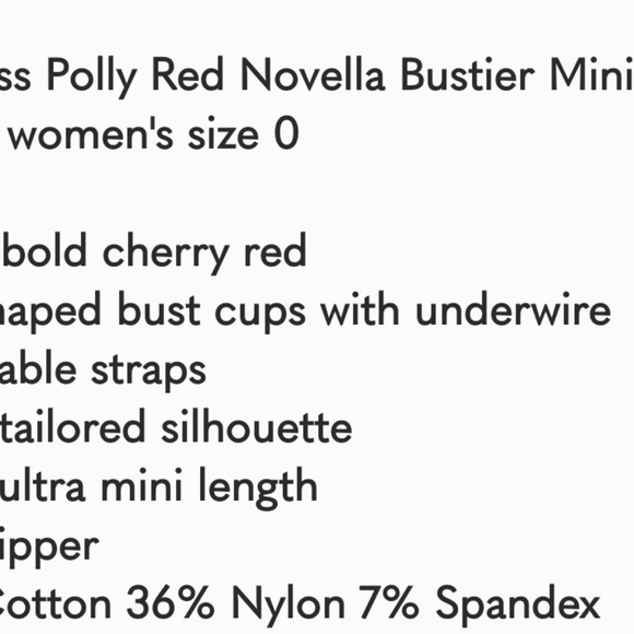 PRINCESS POLLY Novella Mini Dress Red - Picture 5 of 8